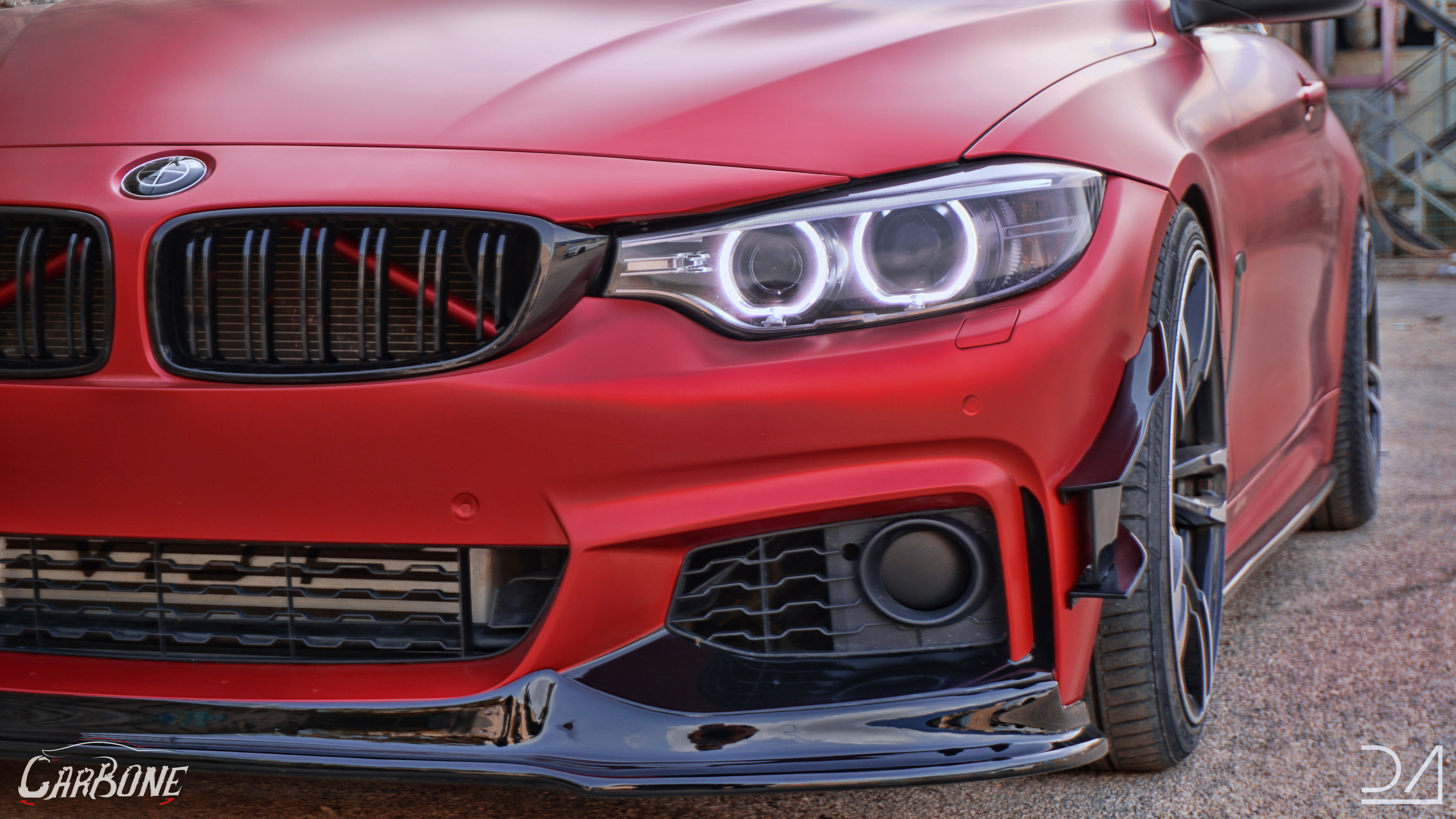 K75506 Matt Iced Red Titanium